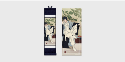 [Pre-order] Romantic Flower Silk Single Item:  Wall Scroll