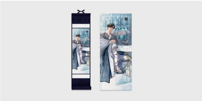 [Pre-order] Romantic Flower Silk Single Item:  Wall Scroll