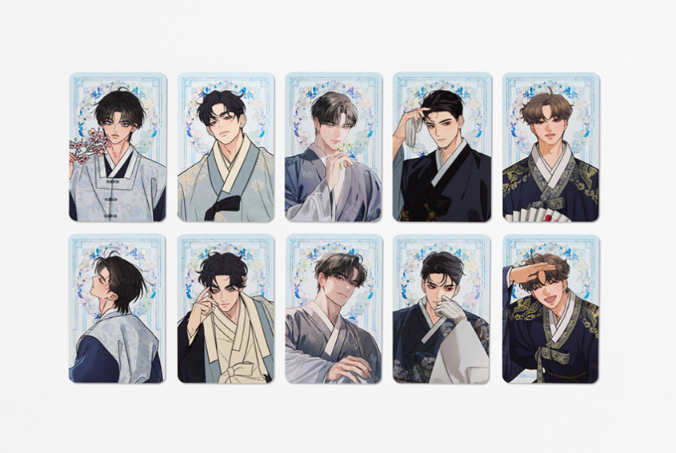[Pre-order] Romantic Flower Silk Single Item:  Photocard Pouch Set