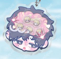 [Pre-order] Stay Out of My Head!  Acrylic Shaker Keychain