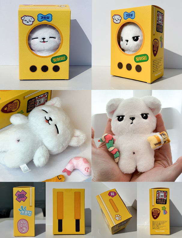[Pre-order] Paws & Claws Heeseong Puppy Plushie (2 type)