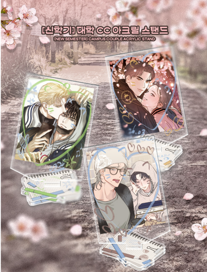 2026 New Semester Campus Couple Acrylic Stand