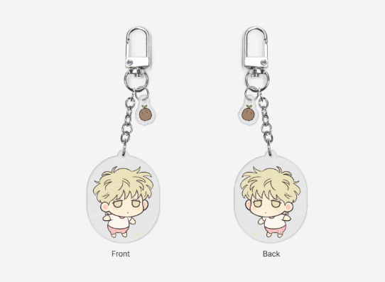 The Sacred Serpent's Seduction Dress-up Acrylic Keyring