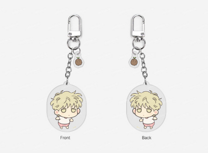 The Sacred Serpent's Seduction Dress-up Acrylic Keyring