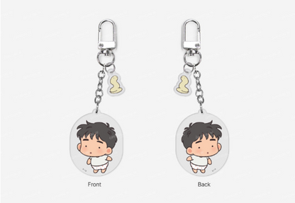 The Sacred Serpent's Seduction Dress-up Acrylic Keyring