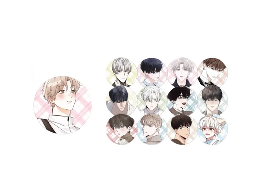 Noctea Pop-up: Us in Bloom Random Can Badge  Type B (13 Types)