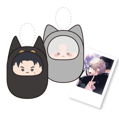 [Pre-order] Monochrome Rumor  Plush Keyring