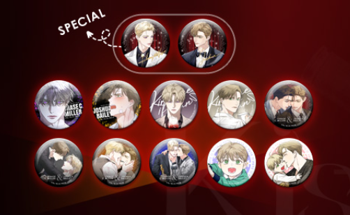 [Pre-order] Kiss Me If You Can Can Badge (Random)