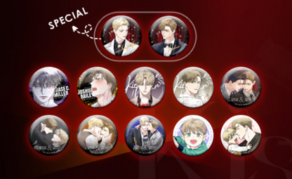 [Pre-order] Kiss Me If You Can Can Badge (Random)