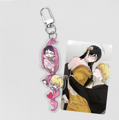 In the Doghouse Mirror Acrylic Keychain