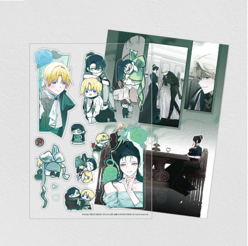 In the Doghouse Mirror Courtney Clear Sticker Set