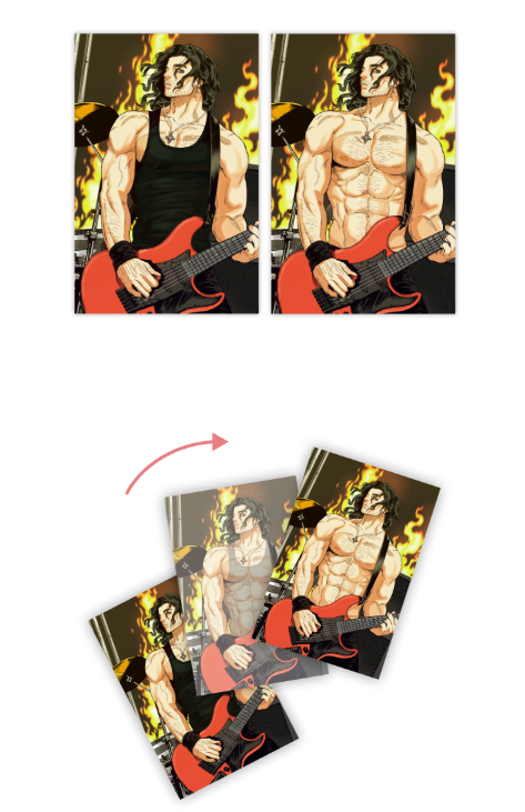 [Pre-order] Killer Crush  Boss Lenticular Postcard