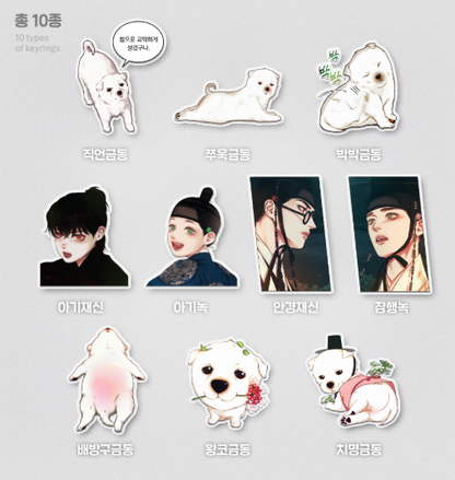 The Ghost's Nocturne Collection Keyring