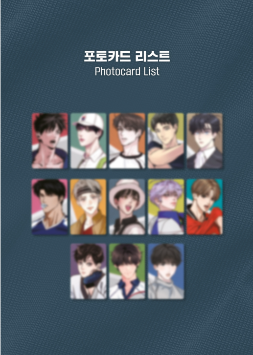 Team Lezhin Team B Collection Photo Cards