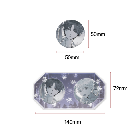 Sora's Eye x Bound to Be: Can Badge + Acrylic Stand Set