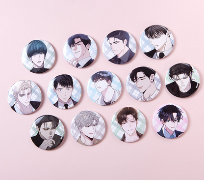 Noctea Pop-up: Us in Bloom Random Can Badge  Type A (13 Types)