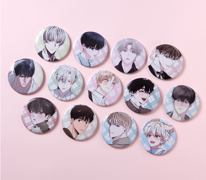 Noctea Pop-up: Us in Bloom Random Can Badge  Type B (13 Types)
