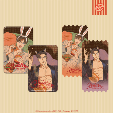 [Pre-order] Mercury Studios x Hyperventilation "Movie Night"  Can Badge Set