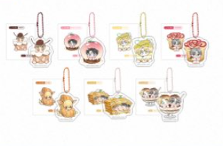 [Pre-order] Honey Bear Mini Keyring + Sticker Set