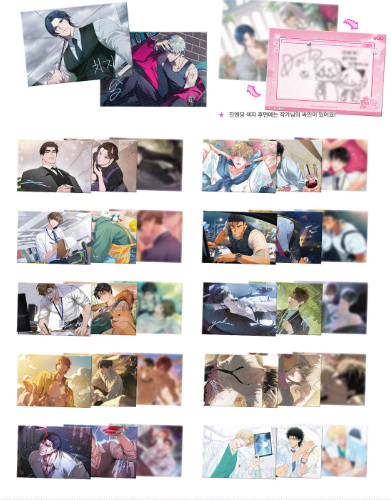 [Pre-order] Mr. Blue Season's Greetings Pop-up Illustration Artboard (Random)