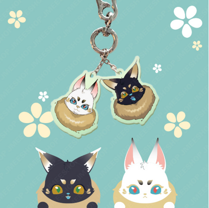 [Regular/Pre-order] Blossoms of the White Night Fenrir Keyring