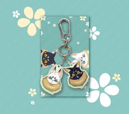 [Regular/Pre-order] Blossoms of the White Night Fenrir Keyring