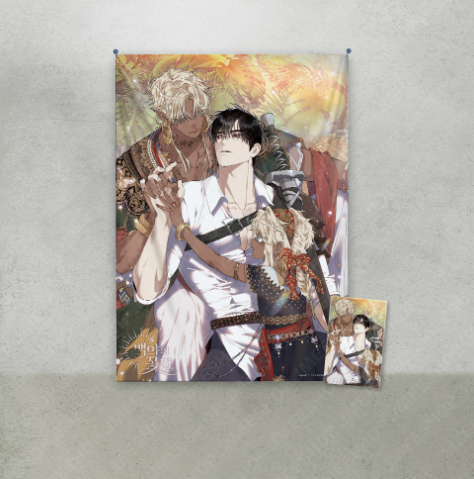 [Regular/Pre-order] Blossoms of the White Night Chiffon Fabric Poster