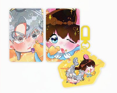 [Pre-order] Minty Fresh Cheese Keychain Set