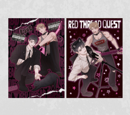 Red Thread Quest Pop-up: A3 Poster Set