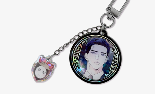 Tale of a Villain  Mother-of-Pearl Keyring 2-Piece Set