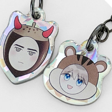 Tale of a Villain  Mother-of-Pearl Keyring 2-Piece Set