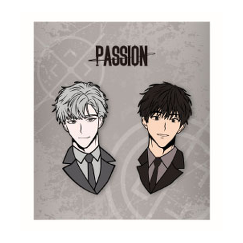 PASSION BOUTONNIERE'S VOW Metal Badge Set (2 Pieces)