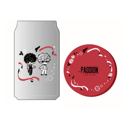 PASSION BOUTONNIERE'S VOW Glass Cup (370 ml) & Acrylic Coaster Set