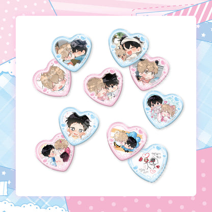 [Pre-order] Hyung's Omega Heart Can Badge (Random)