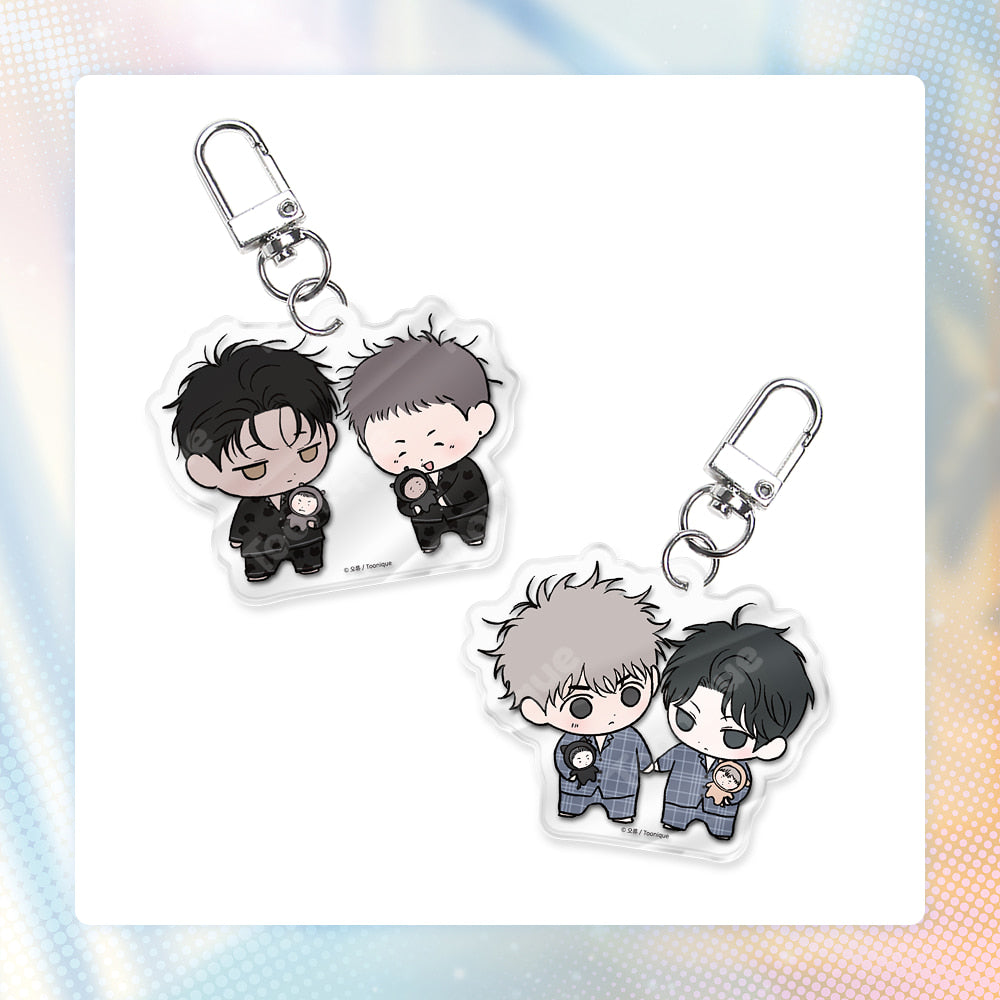 [Pre-order] Author Oryu :  Opposites Attract SD Acrylic Keyring