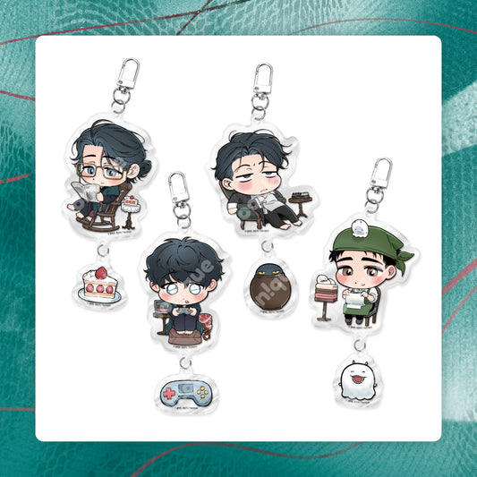 [Pre-order] Swallow You Whole Acrylic Keychain
