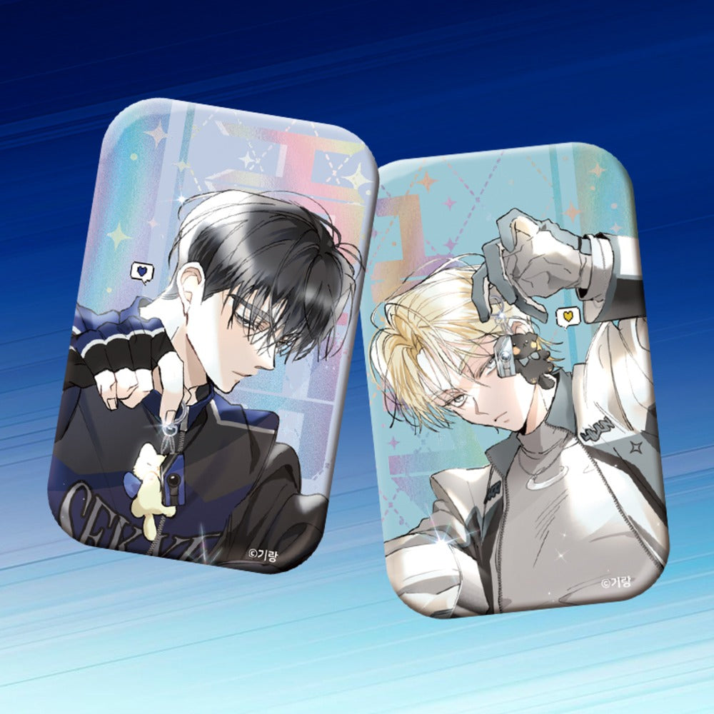 A World Without You Square Hologram Badge Set (2 Designs)