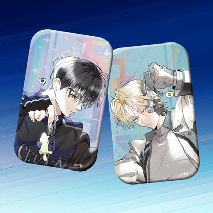 A World Without You Square Hologram Badge Set (2 Designs)