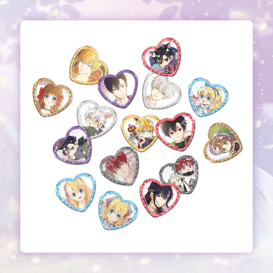 Who Made Me A Princess Heart Can Badge (Random)