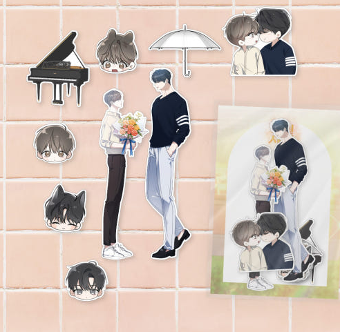 [Special Exhibition][Sunshine Shower] Removable Sticker 9PC