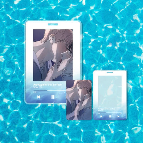 [Arpeggio on the Surface of the Sea] Acrylic photo card holder set