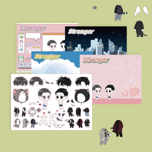 [Stranger] Dress-up sticker set