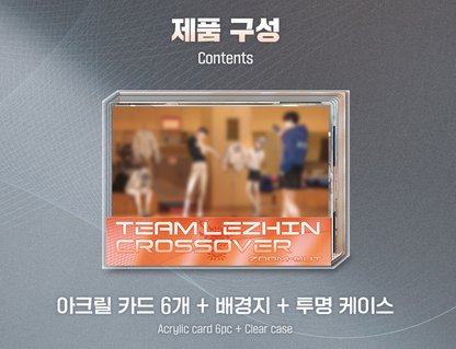 [TEAM LEZHIN] Crossover Athletes' village Acrylic Card Set Zoom out