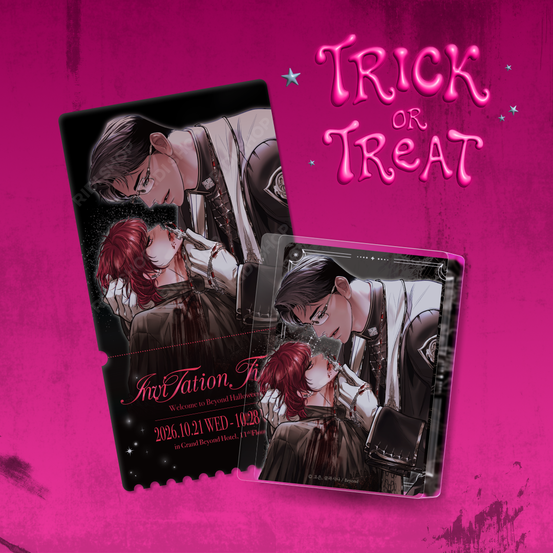 [TRICK OR TREAT] Crack Layered Acrylic Block + Ticket-Style Photocard
