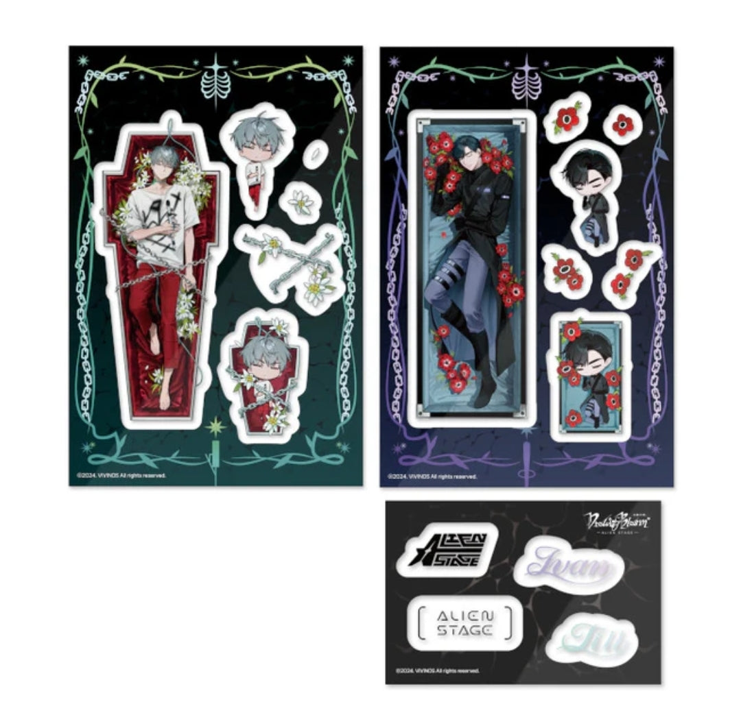 ALIEN STAGE Drowing Bloom Sticker Set