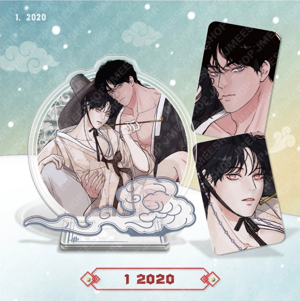 Happy New Year Project Couple Acrylic Stand