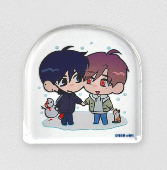 Dead Man's Switch Freestanding Acrylic Stand