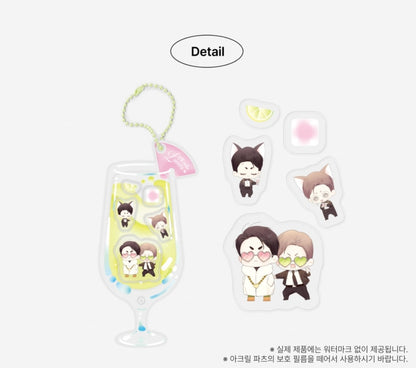 [Pre-Order] POP THE BEYOND 4 Week Lovers Acrylic Shaker Keychain