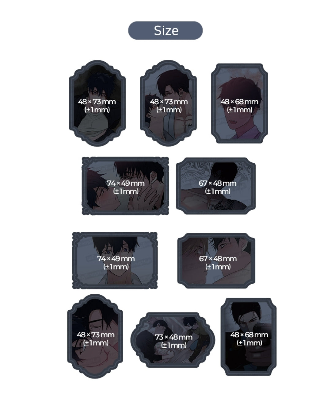 The Words in Your Snare Cut-out Sticker Pack (2 Types)