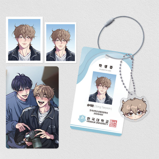 Reluctant Encounters Taeyoon ID Photo Keyring Package